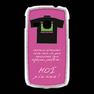 Coque Samsung Galaxy Young Moi je l'ai élevé Bonus offensif-défensif Rose 2