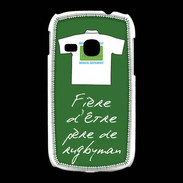 Coque Samsung Galaxy Young Père de rugbyman Bonus offensif-défensif Vert