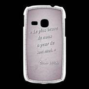 Coque Samsung Galaxy Young Brave Rose Citation Oscar Wilde