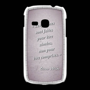 Coque Samsung Galaxy Young Femmes comprises Rose Citation Oscar Wilde