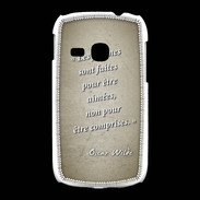 Coque Samsung Galaxy Young Femmes comprises Sepia Citation Oscar Wilde