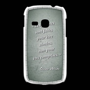 Coque Samsung Galaxy Young Femmes comprises Vert Citation Oscar Wilde