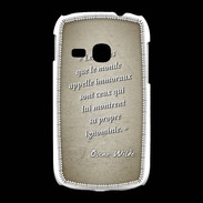 Coque Samsung Galaxy Young Les livres Sepia Citation Oscar Wilde