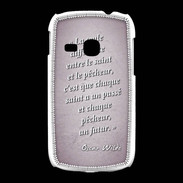 Coque Samsung Galaxy Young Saint pêcheur Rose Citation Oscar Wilde