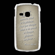 Coque Samsung Galaxy Young Saint pêcheur Sepia Citation Oscar Wilde