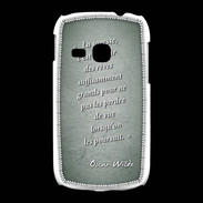 Coque Samsung Galaxy Young Sagesse rêves Vert Citation Oscar Wilde
