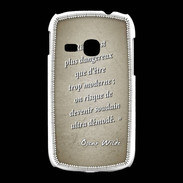 Coque Samsung Galaxy Young Trop moderne Sepia Citation Oscar Wilde