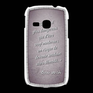 Coque Samsung Galaxy Young Trop moderne Violet Citation Oscar Wilde