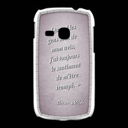 Coque Samsung Galaxy Young Avis gens Rose Citation Oscar Wilde