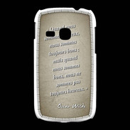 Coque Samsung Galaxy Young Bons heureux Sepia Citation Oscar Wilde