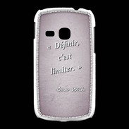 Coque Samsung Galaxy Young Définir Rose Citation Oscar Wilde
