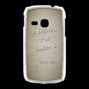 Coque Samsung Galaxy Young Définir Sepia Citation Oscar Wilde