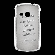 Coque Samsung Galaxy Young Emotion égarée Gris Citation Oscar Wilde