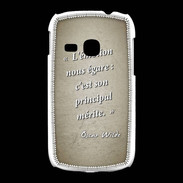 Coque Samsung Galaxy Young Emotion égarée Sepia Citation Oscar Wilde
