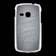 Coque Samsung Galaxy Young Emotion égarée Noir Citation Oscar Wilde