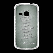 Coque Samsung Galaxy Young Gens attrayants Vert Citation Oscar Wilde
