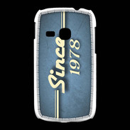 Coque Samsung Galaxy Young Since 1978 Bleu