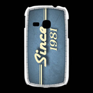 Coque Samsung Galaxy Young Since 1981 Bleu