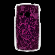 Coque Samsung Galaxy Young Skull and bones Rose