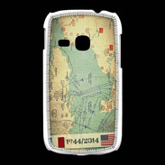 Coque Samsung Galaxy Young Débarquement Normandie Carte ZG