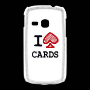 Coque Samsung Galaxy Young I love Cards spade