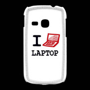 Coque Samsung Galaxy Young I love Laptop