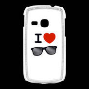 Coque Samsung Galaxy Young I love Lunette Fun