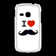 Coque Samsung Galaxy Young I love Moustache