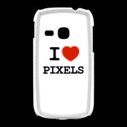 Coque Samsung Galaxy Young I love Pixels