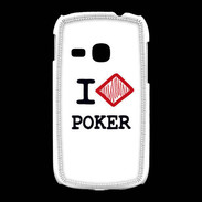 Coque Samsung Galaxy Young I love Poker Diamond