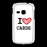 Coque Samsung Galaxy Young I love Poker Heart