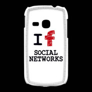 Coque Samsung Galaxy Young I love Social Net