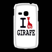 Coque Samsung Galaxy Young I love Girafe