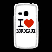 Coque Samsung Galaxy Young I love Bordeaux