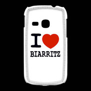 Coque Samsung Galaxy Young I love Biarritz