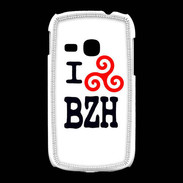 Coque Samsung Galaxy Young I love BZH 2