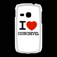 Coque Samsung Galaxy Young I love Courchevel