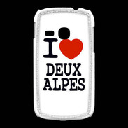 Coque Samsung Galaxy Young I love Deux Alpes
