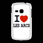 Coque Samsung Galaxy Young I love Les Arcs