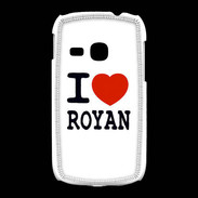 Coque Samsung Galaxy Young I love Royan