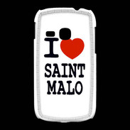 Coque Samsung Galaxy Young I love Saint Malo