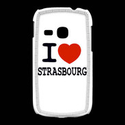 Coque Samsung Galaxy Young I love Strasbourg