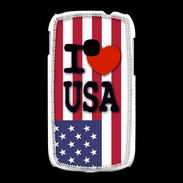 Coque Samsung Galaxy Young I love USA 3