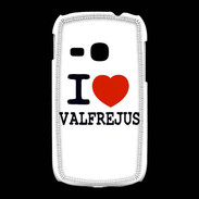 Coque Samsung Galaxy Young I love Valfréjus