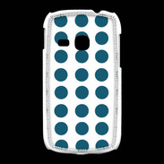 Coque Samsung Galaxy Young pois bleu foncé
