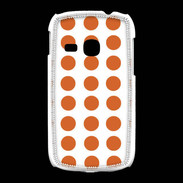 Coque Samsung Galaxy Young pois orange