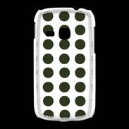 Coque Samsung Galaxy Young pois vert foncé