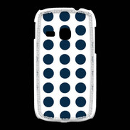 Coque Samsung Galaxy Young pois bleu marine