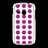 Coque Samsung Galaxy Young pois framboise