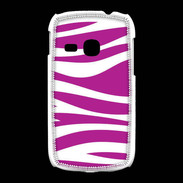 Coque Samsung Galaxy Young zèbre rose & blanc
